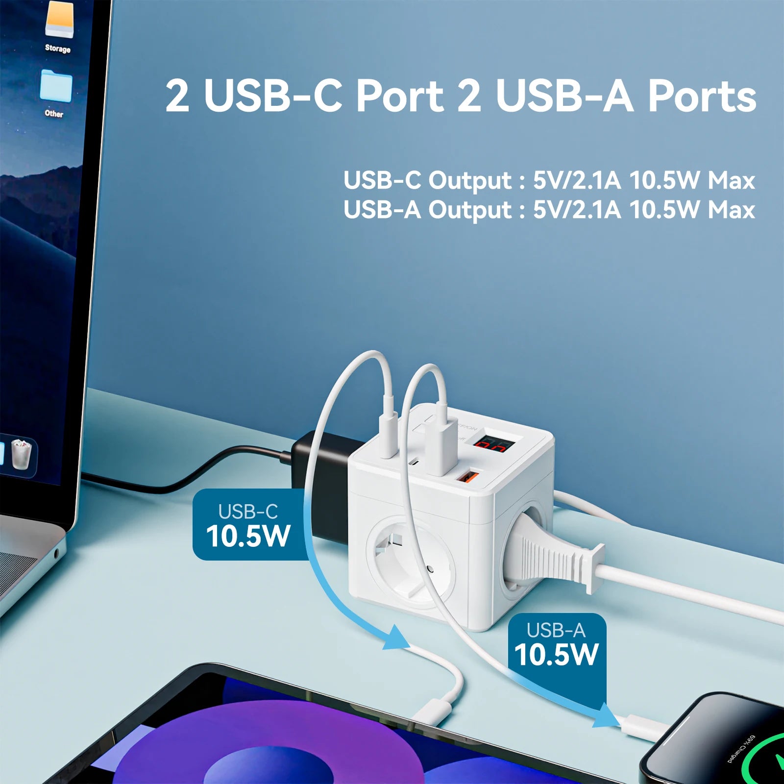Smart Desktop Power Hub