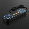 Voltify Power Surge Protector on dark background, premium electronics